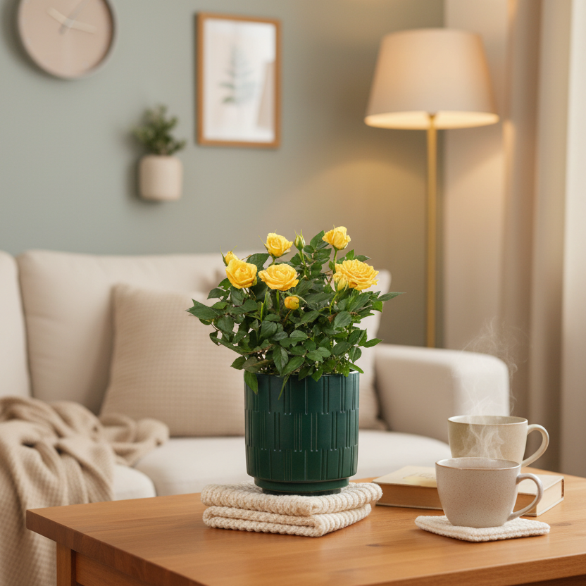Rose Plant Yellow