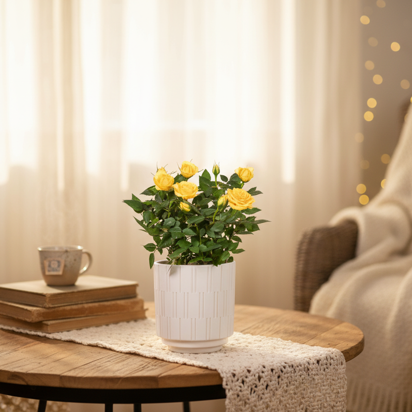 Rose Plant Yellow
