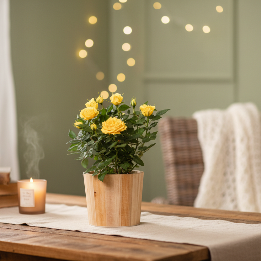 Rose Plant Yellow