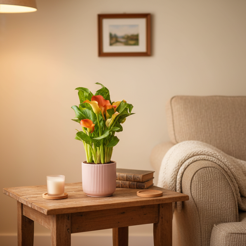 Calla Lily Plant Orange