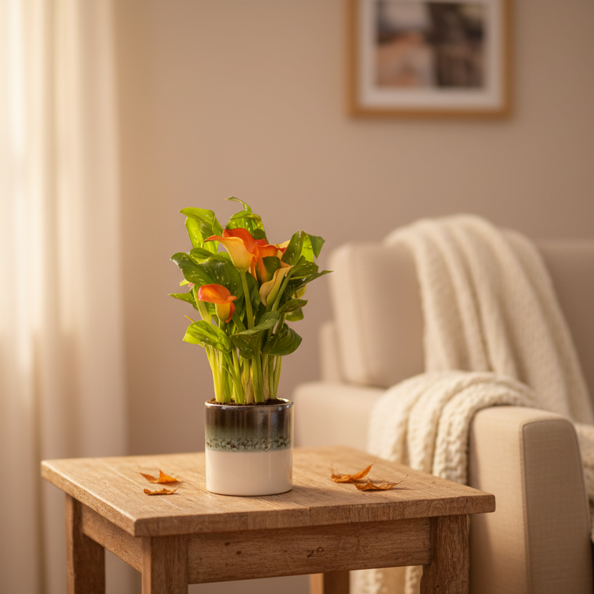 Calla Lily Plant Orange