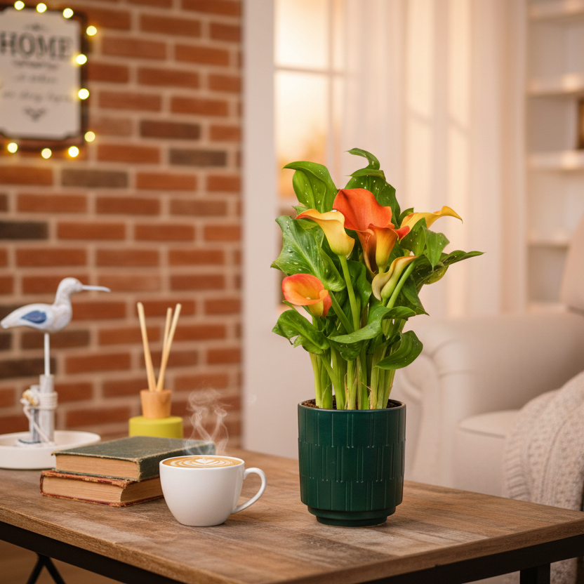 Calla Lily Plant Orange