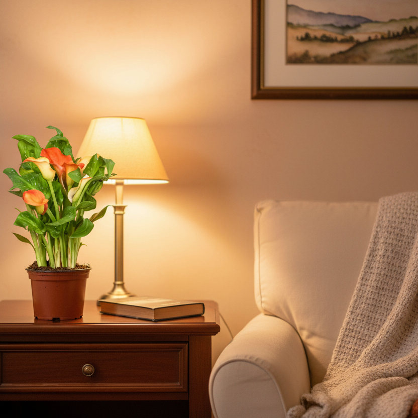 Calla Lily Plant Orange