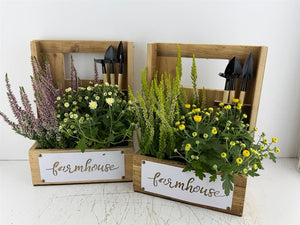 Mixed Colour Farmhouse Arrangement