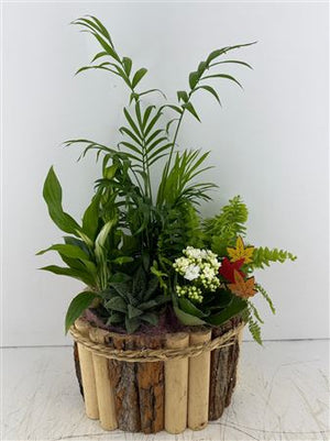 Mixed Colour Oval Flower Arrangement