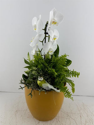 Mixed Colour Ceramic Flower Arrangement