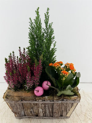 Mixed Colour Wooden Arrangement
