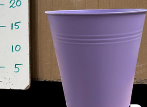Lilac Decorative Zinc Plant Pot
