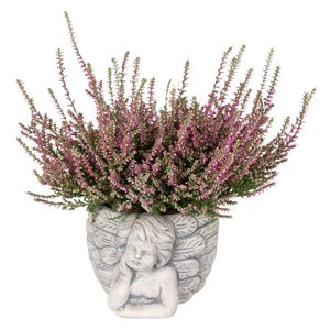 All Saints' Day Ceramic Angel Arrangement – 14cm