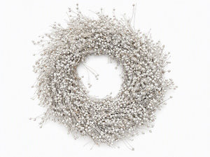 Frosted Decorative Wreath – 40cm