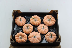 Glitter Wax Pumpkin Decoration – 15cm