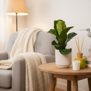 Fiddle Fig Leaf Plant