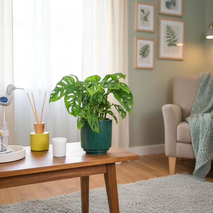 Trailing Monstera Leaf Plant