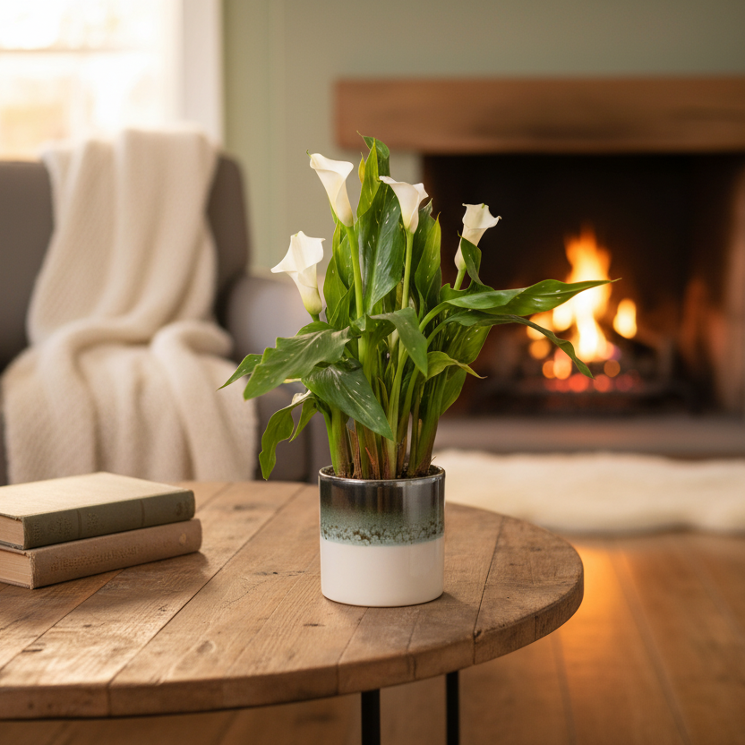 Calla Lily Plant White