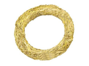 Natural Straw Wreath – 15cm