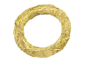 Natural Straw Wreath – 30cm