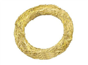 Natural Straw Wreath – 80cm