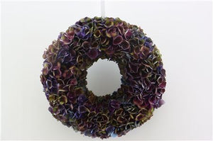 Burgundy Hydrangea Wreath – 35cm