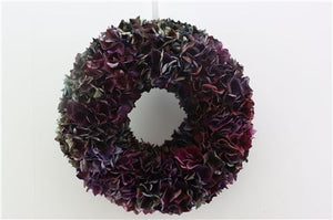 Burgundy Hydrangea Wreath – 35cm