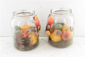 Decorative Plant Arrangement – 15cm Glass Pot