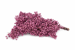 Metallic Pink Schinus Decorative Bunch