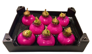 Waxed Fuchsia Pink Decorative Stem