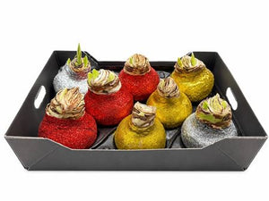 Mixed Colour Wax Hipp Topiary Decoration – 20cm
