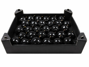 Black Wax Apple Decorative Stem