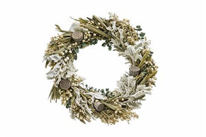 Christmas Silverleaf Decorative Stem – 35cm
