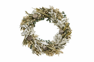 Christmas Silverleaf Decorative Stem – 35cm