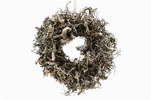 Natural Grey Bonsai-Style Wreath – 30cm