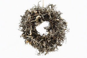 Natural Grey Bonsai-Style Wreath – 30cm