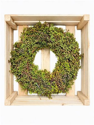 Green Exotica Berry Wreath – 40cm