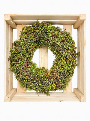 Green Exotica Berry Wreath – 40cm