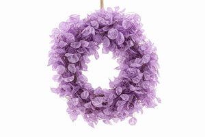 Lilac Dried Lunaria Wreath – 40cm