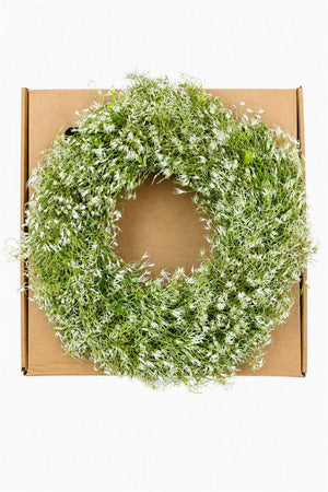 Green Clematis Wreath – 40cm