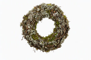 Half Wreath with Larch Foliage – 30cm