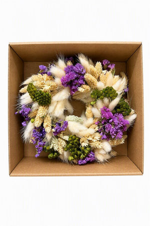 Lilac Decorative Wreath – 20cm
