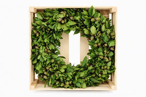 Green Steeneik Wreath – 50cm