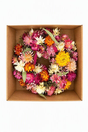 Helichrysum Wreath – 20cm
