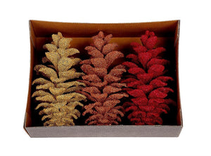Decorative Pinecone Sugar Ornaments – 3 Pack