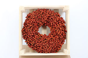 Orange Rosehip Wreath – 35cm