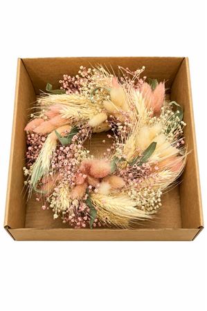 Pale Pink Decorative Wreath – 20cm
