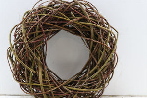 Natural Brown Willow Wreath – 45cm