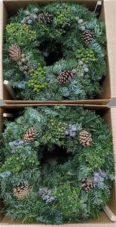 Natural Advent Wreath – 40cm