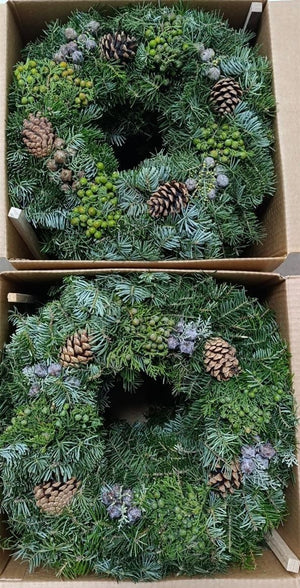 Natural Advent Wreath – 40cm