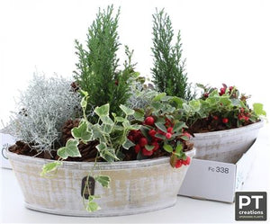 Decorative Plant Arrangement – 36cm Bamboo Pot