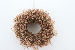 Copper Dried Flower Wreath – 30cm