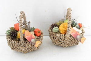 Oval Rope Basket Arrangement – 24cm