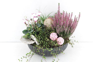 Outdoor Arrangement in XL Ribbed Bowl – 30cm
